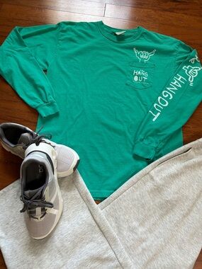 The Hangout Long Sleeve Pocket Tee